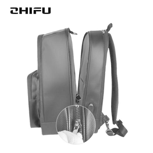 公式の Zhifu メンズ バックパック 容量追加 ビジネスリュックusb充電ポート搭載 皮 バックパック大容量 通勤 防水リュック 通学 15 6インチパソコン対応 高速配送 Cedarwoodportal Royalbrainsms Com