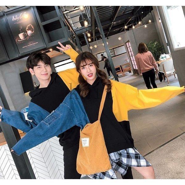 ペアルックペアおそろお揃いパーカーレディースメンズおしゃれ中学生高校生10代代韓国ファッショントレーナーカップル10 Ls1104 Linko Smile 通販 Yahoo ショッピング