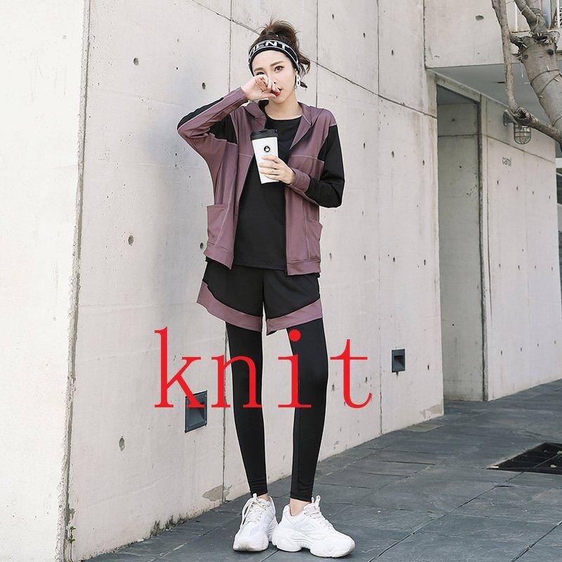 ギフト スポーツウェア レディース 5点セット ヨガウェア トレーニングウェア ランニングウェア 上下 4点セット フィットネス ジャージ Aynaelda Com