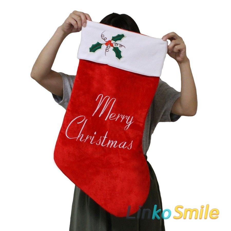 クリスマス 靴下 プレゼント サンタ くつ下 大きい サンタクロース ソックス クリスマスプレゼント Ls1111 Linko Smile 通販 Yahoo ショッピング
