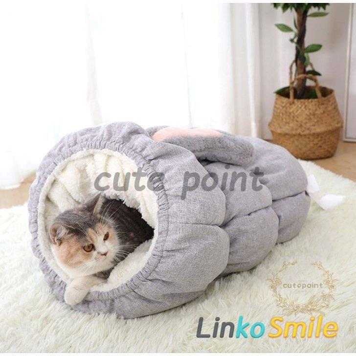 全ての 猫 ベッド ハウス トンネル型 小型犬 ふわふわ 柔らかい かわいい 冬寒 対策 保温 防寒 ぐっすり眠れる 遊び場 魅力的な Turningheadskennel Com