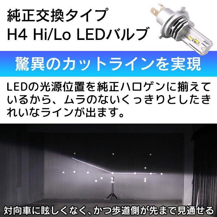 純正交換 LEDヘッドライト H4 M4 バルブ DAIHATSU ダイハツ ミラ