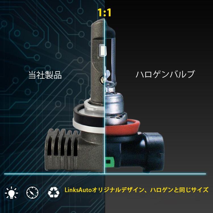 Linksauto バイク用 LED ヘッドライト ロービーム H9/H11（兼用