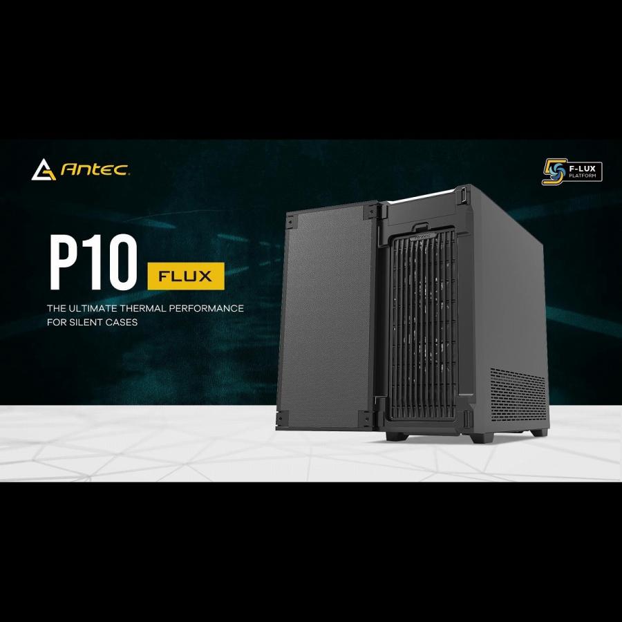 【訳あり品】Antec 防音パネルを搭載した冷却性能重視のミドルタワーPCケース P10 FLUX｜linksdirect｜02