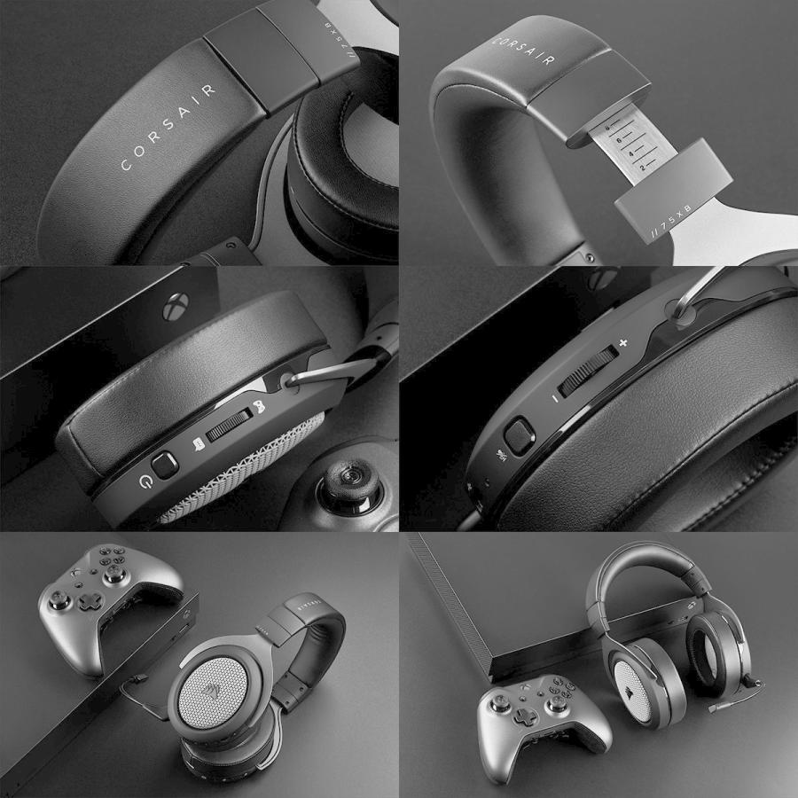 Corsair Xbox公式ライセンス取得 ワイヤレスヘッドセット Hs75 Xb Wireless Ca Ap 3300s Ca Ap リンクスダイレクト 通販 Yahoo ショッピング