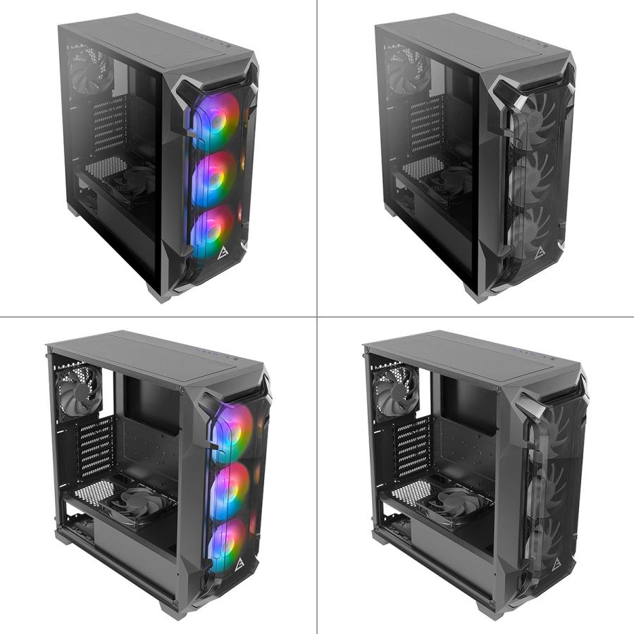 Antec Argbファン搭載 強化ガラス採用の冷却性能を追求したpcケース Df600 Flux ブラック 3300s Df600 Flux リンクスダイレクト 通販 Yahoo ショッピング