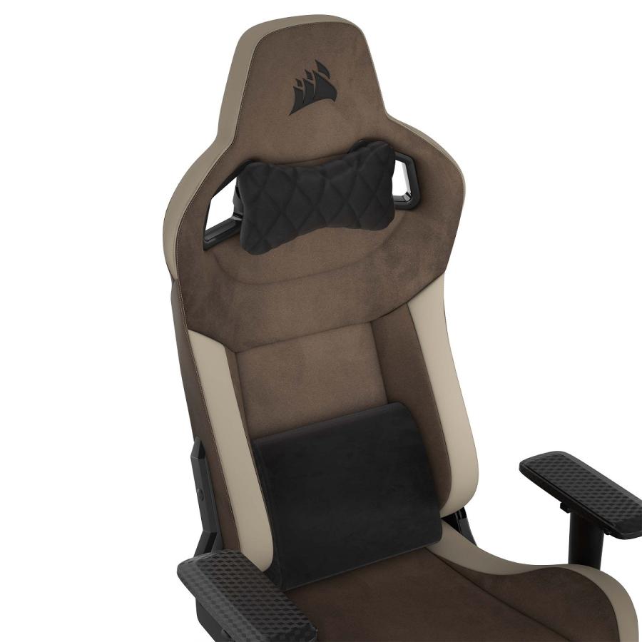CORSAIR ゲーミングチェア T3 RUSH V2 ブラウン 通気性の良い