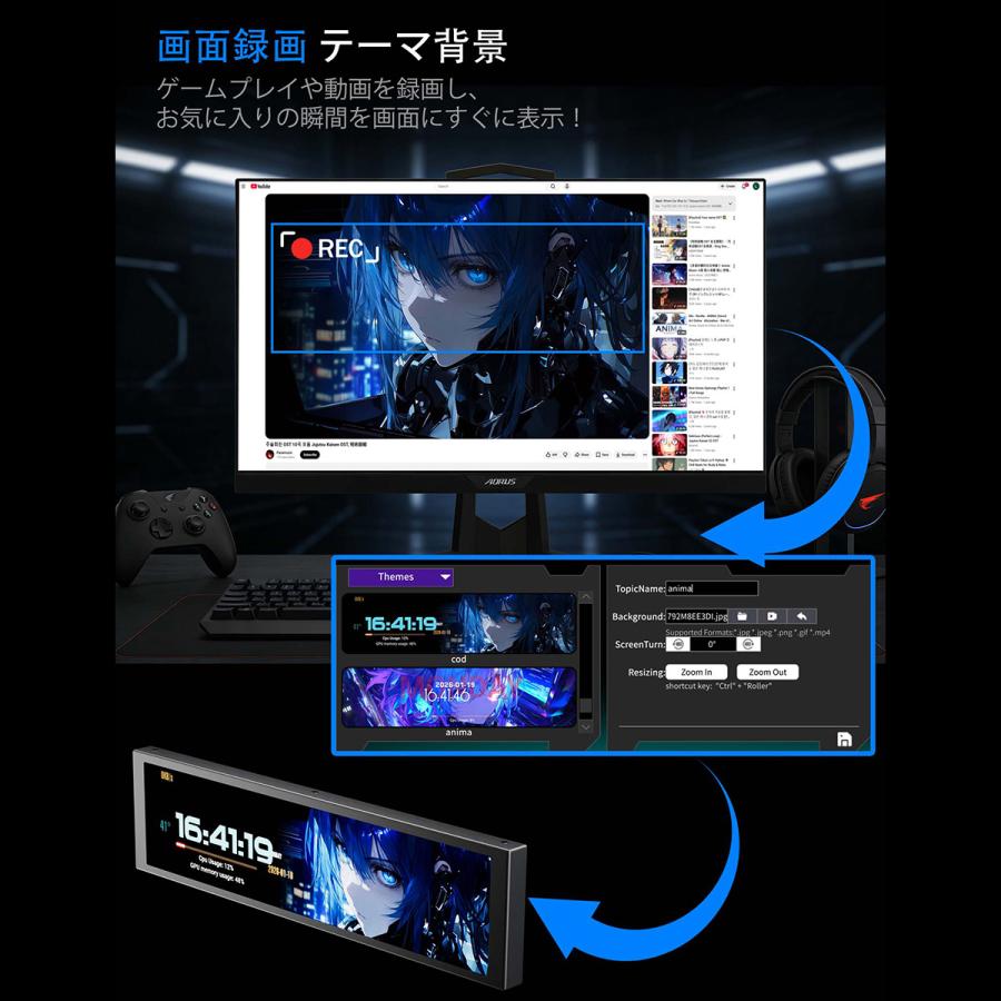 upHere コンパクトな9.2インチユニバーサルスクリーン D92 |  | 04