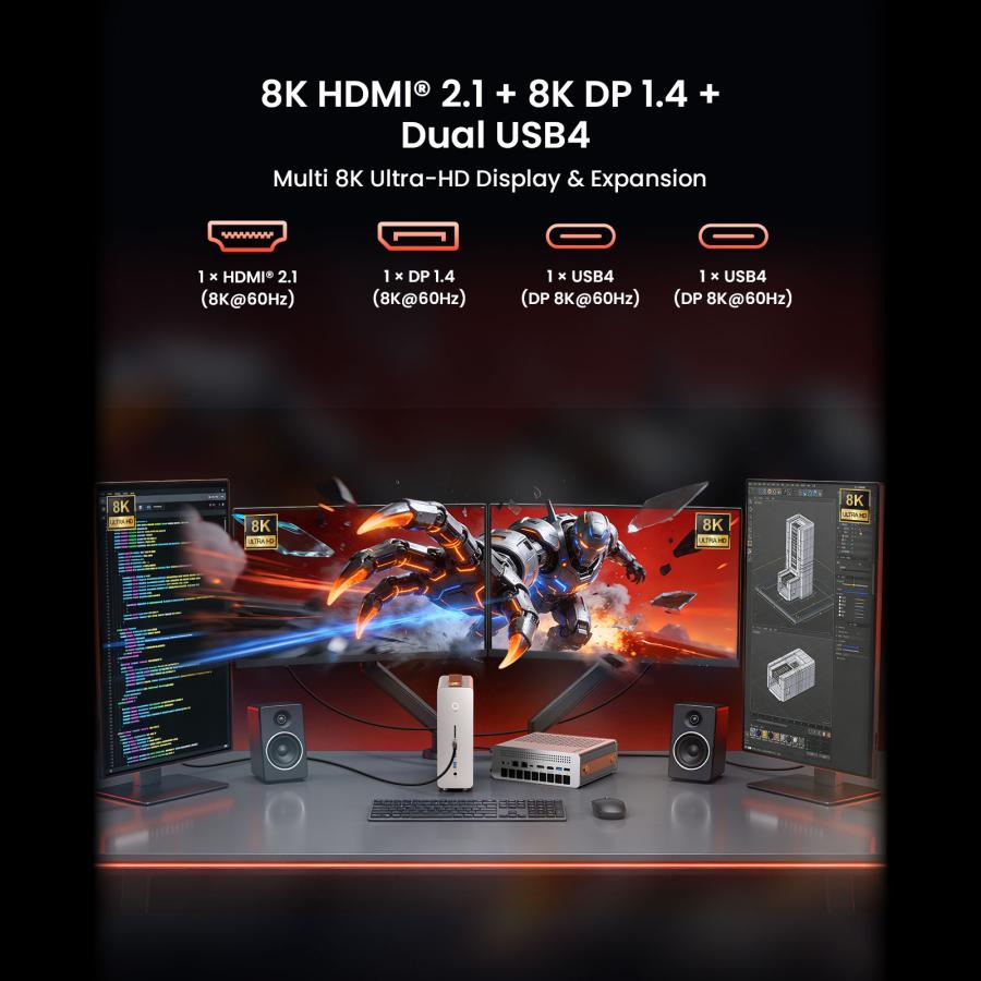 MINIX ER939-AI Pro ミニPC AMD Ryzen AI Max+ 395 メモリ128GB
