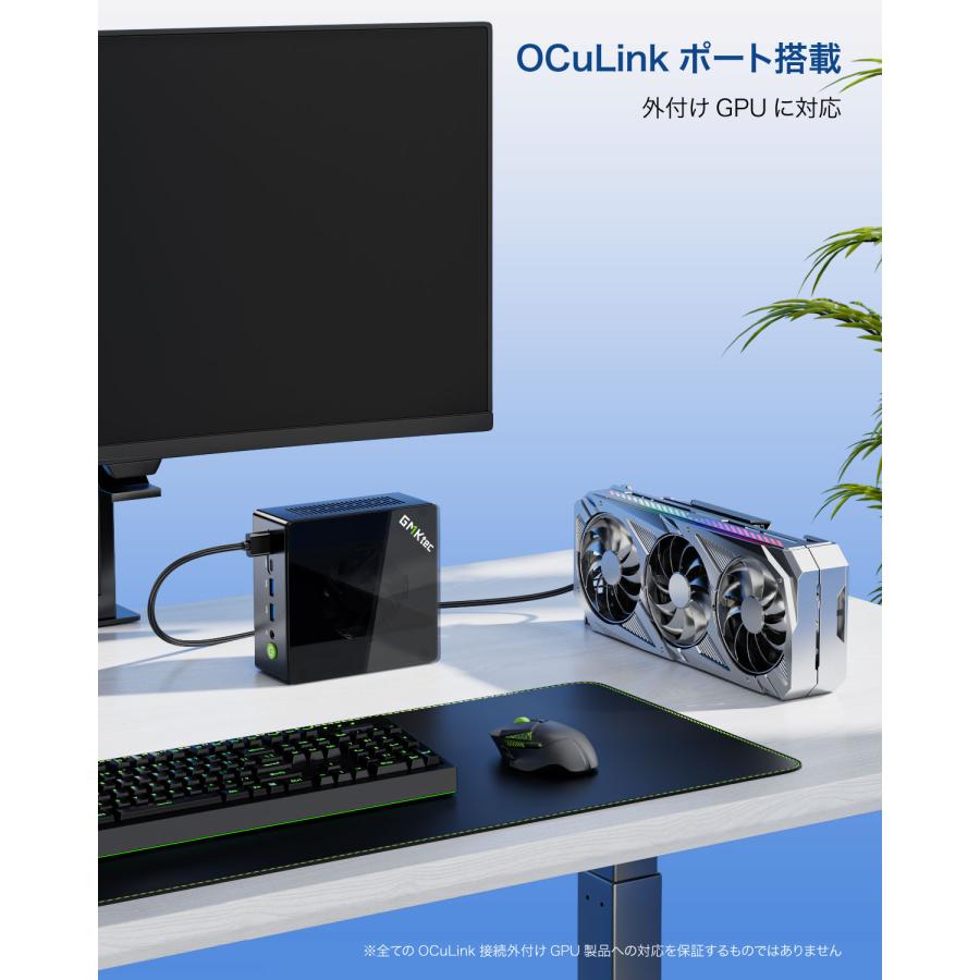GMKtec NucBox K8 Plus ミニPC メモリ32GB ストレージ1TB AMD