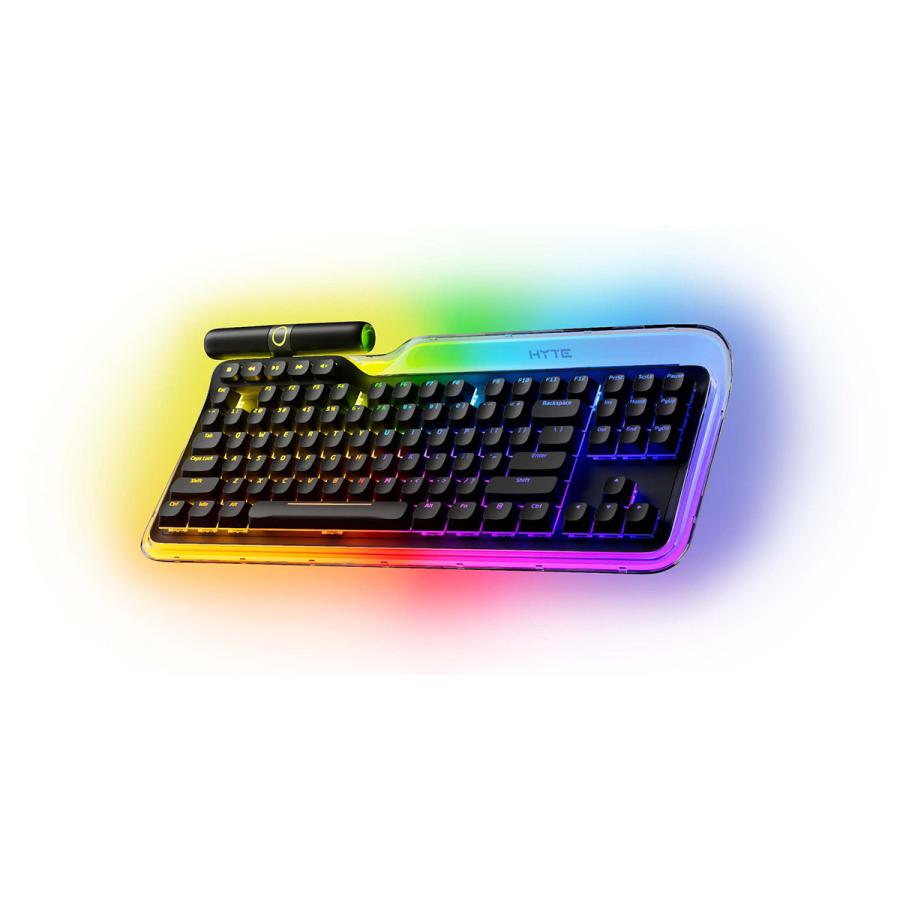 HYTE キーボード Keeb TKL クリスタルポリカーボネート筐体採用 