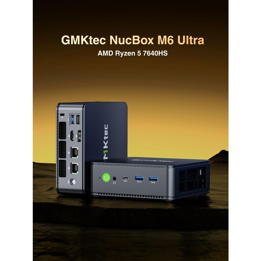 GMKtec Nucbox　M6 メモリ32GBへ増量済み GMKtec ミニPC NucBox M6 ULTRA メモリ32GB ストレージ1TB AMD