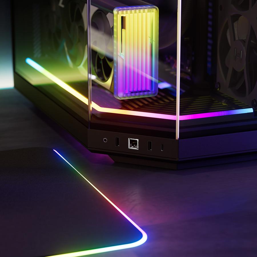 HYTE製 PCケース「Y70」シリーズ向け RGBライティングキット ブラック