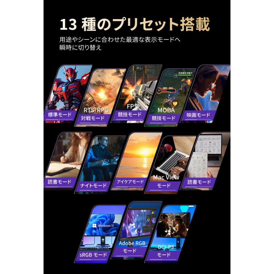 TITAN ARMY 27インチ ゲーミングモニター P275MS 量子ドット TITAN ARMY 27インチ ゲーミングモニター P275MS 量子ドット