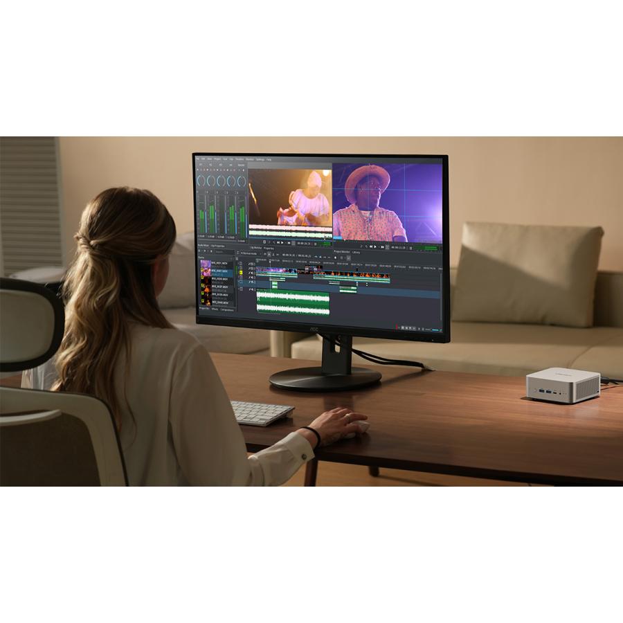 【美品】MINISFORUM AI X1 ミニPC Ryzen 7 255 ミニPC｜Minisforum AI X1 ｜AMD Ryzen™ 7 255・AMD Ryzen 7 260