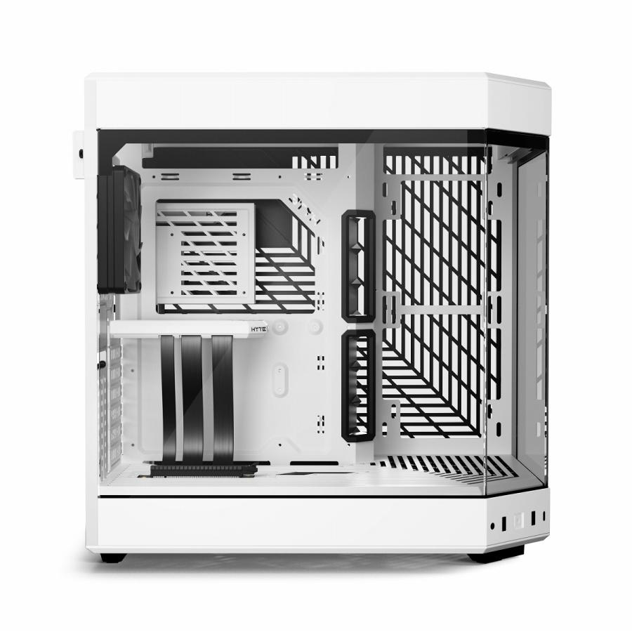 HYTE PCケース Y60 スノーホワイト ピラーレス式パノラマガラス採用の