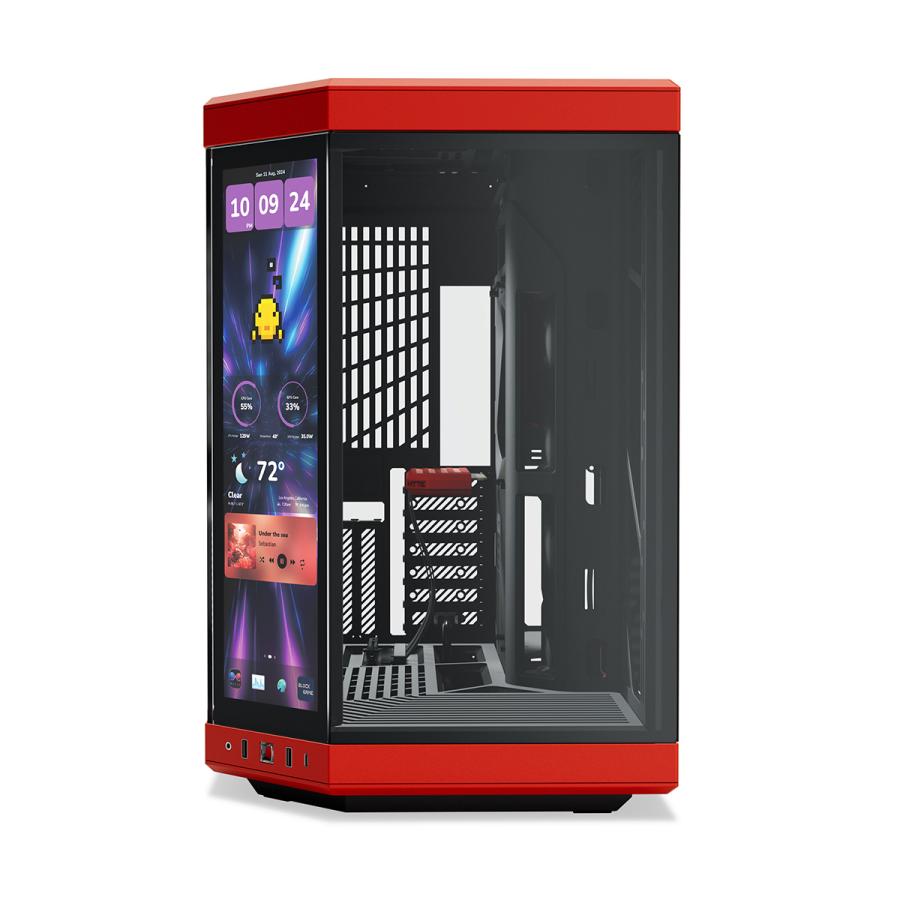 HYTE PCケース Y70 Touch Infinite ブラック/チェリー 14.9 HYTE PCケース Y70 Touch Infinite ブラック/チェリー 14.9