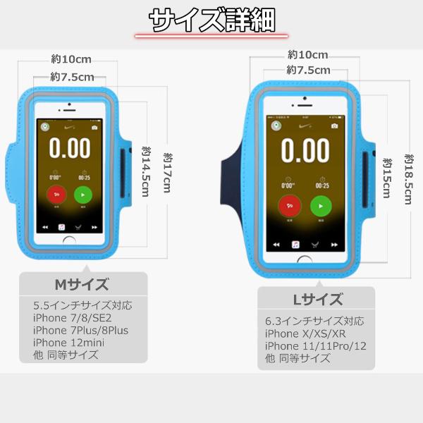 アームバンド スマホホルダー 腕 スマホ ポーチ iPhone 12