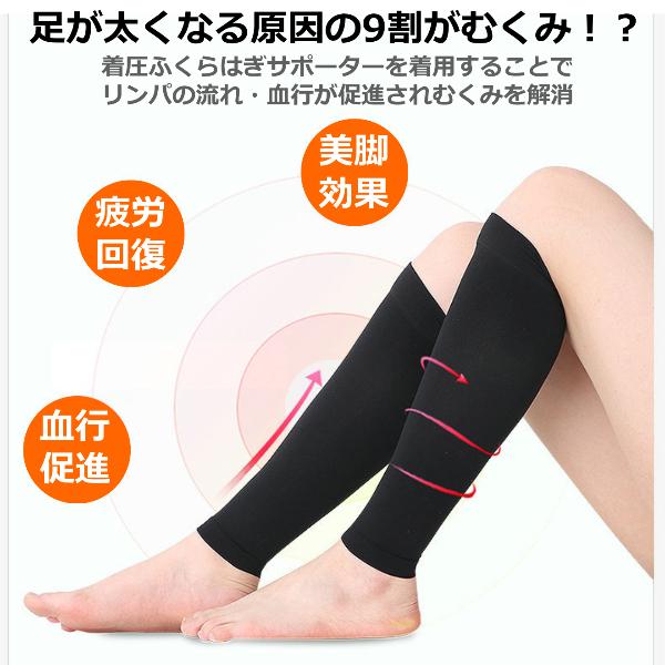 ふくらはぎ サポーター 着圧サポーター 着圧ソックス 薄手 効果 むくみ