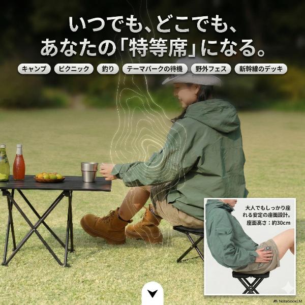 折りたたみ椅子 軽量 コンパクト アウトドア ポケットチェア 携帯椅子