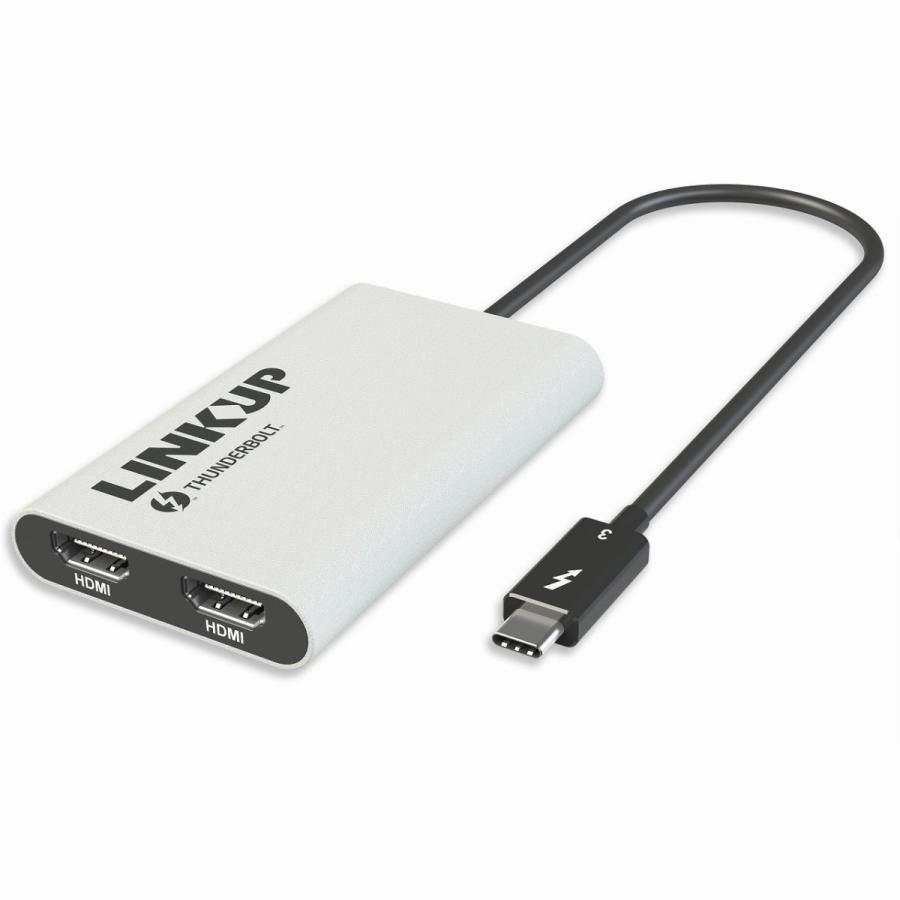 サンダーボルト3-HDMI2.0 ハブドック 2ポート｜linkup-japan