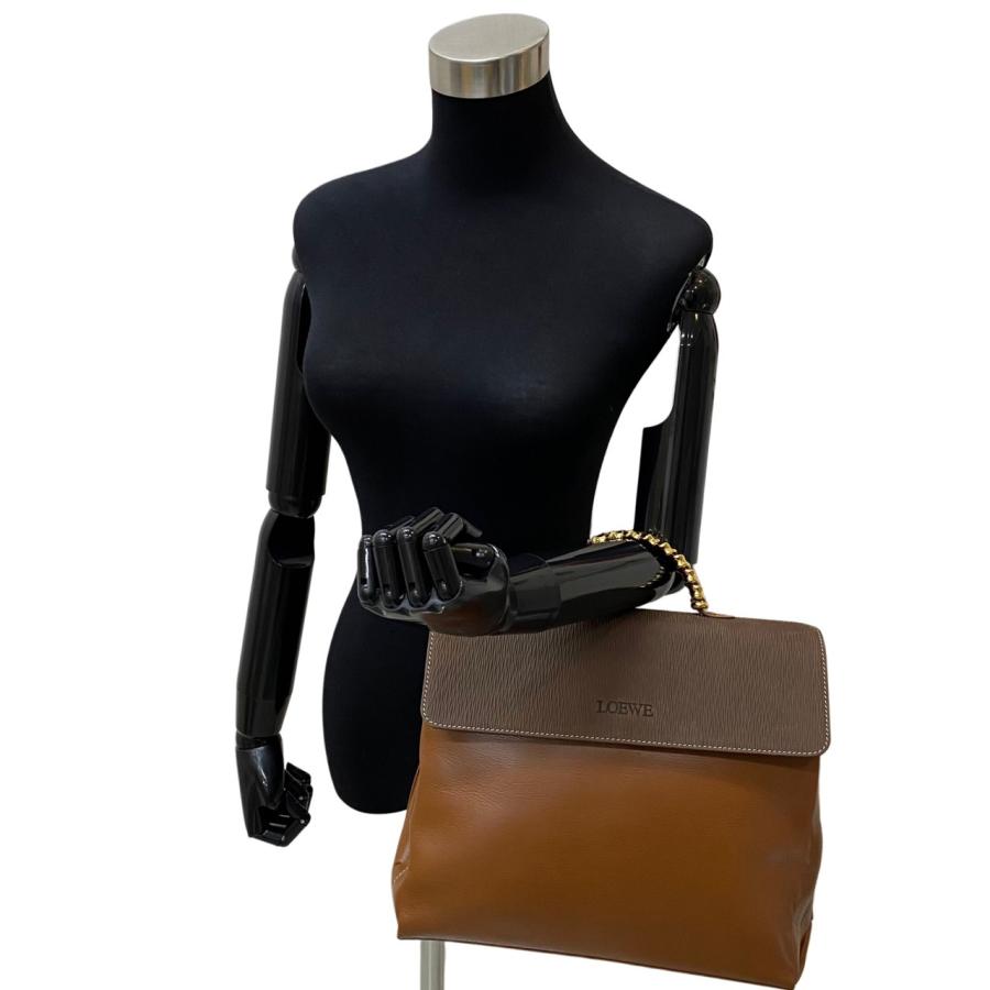 LOEWE（ロエベ） 極 美品 ロゴ ベラスケス ツイストハンドル 金具