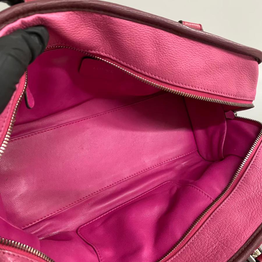 LOEWE 美品 クロシェット 鍵 カデナ付 ロエベ アマソナ28 アナグラム  