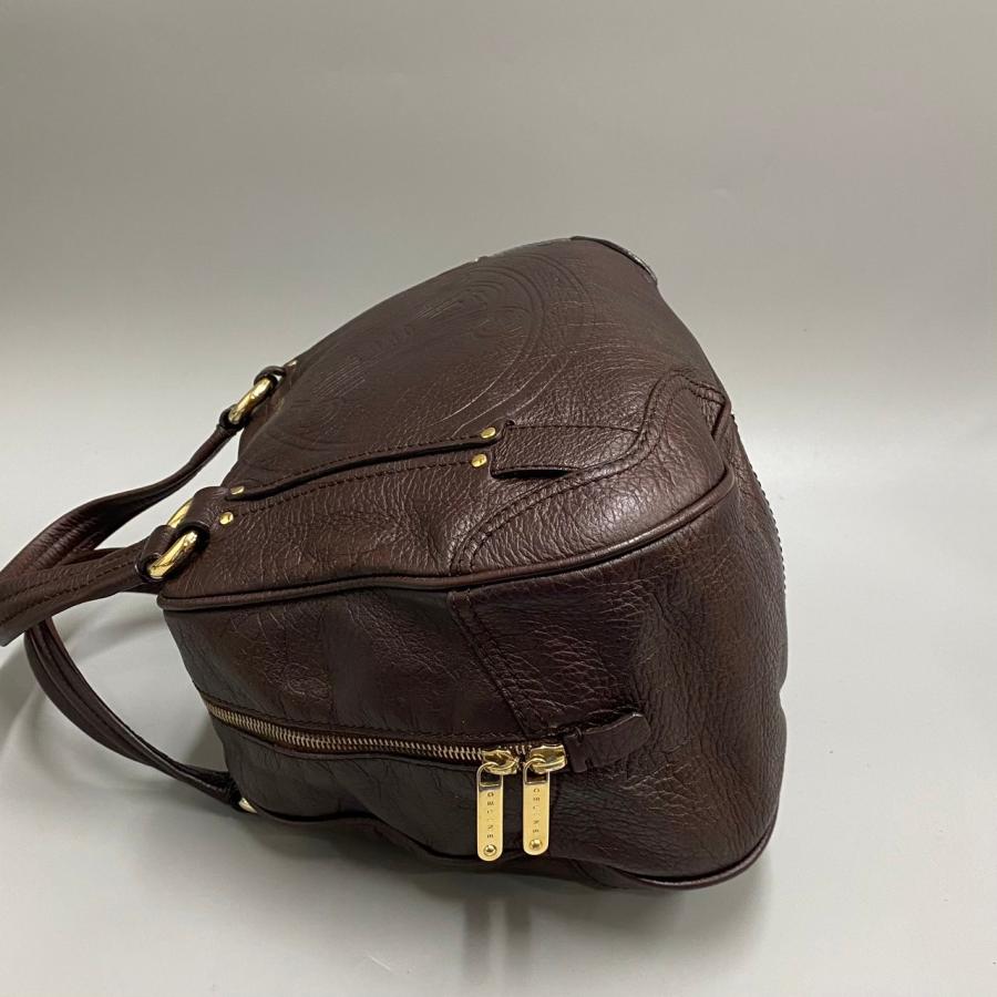 CELINE（セリーヌ） 美品 ブラゾン トリオンフ ロゴ レザー 本革