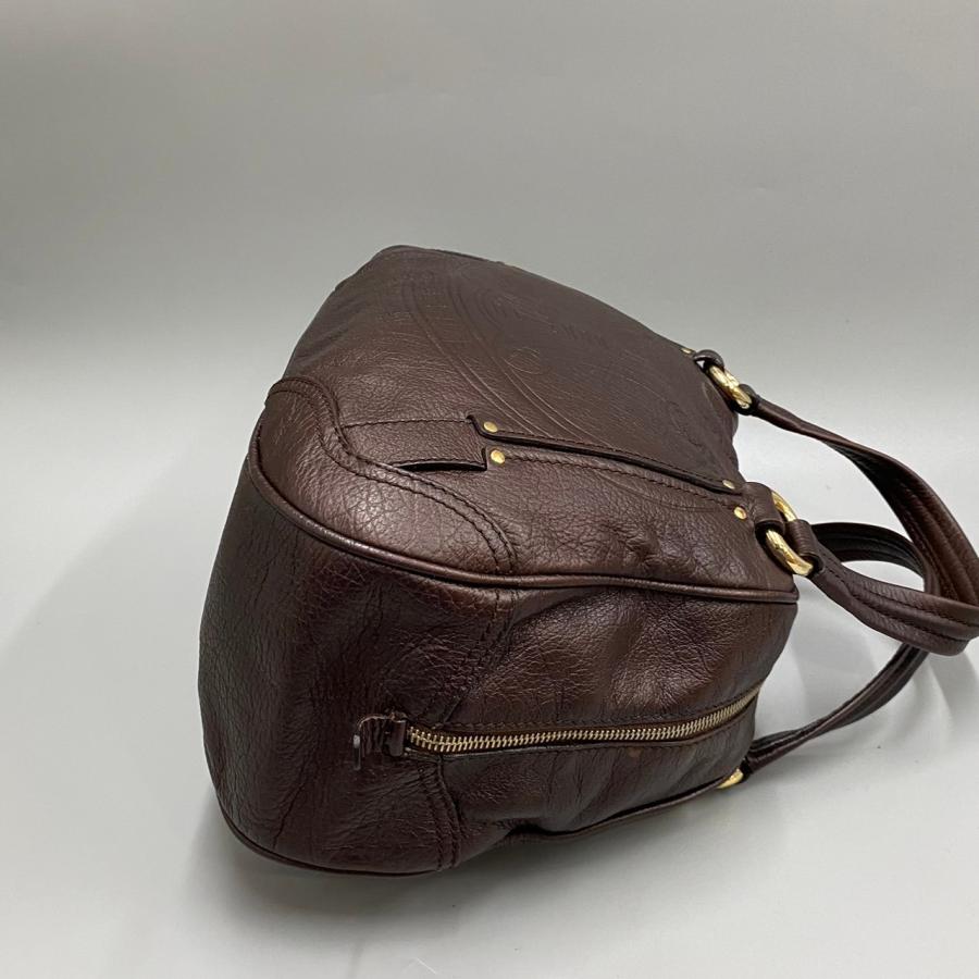 CELINE（セリーヌ） 美品 ブラゾン トリオンフ ロゴ レザー 本革