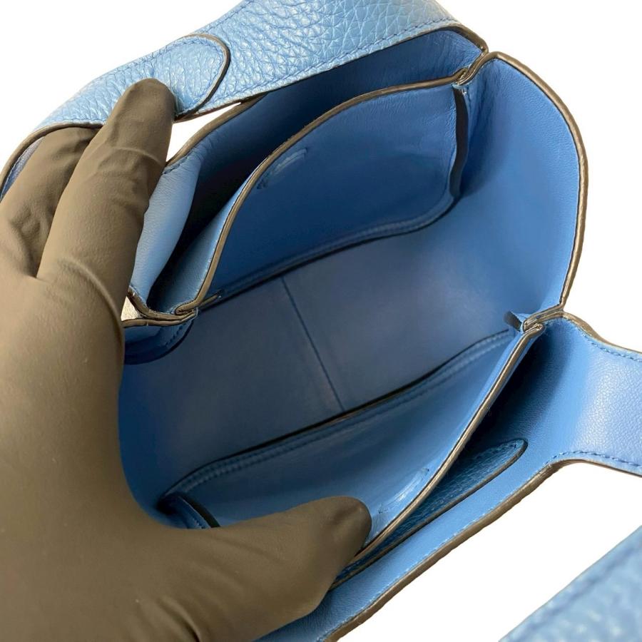 プラダ ハンドバッグ ゴーフル 手提げ ロゴ金具 レザー ギャランティカード付き プラダ ハンドバッグ ゴーフル 手提げ ロゴ金具 レザー