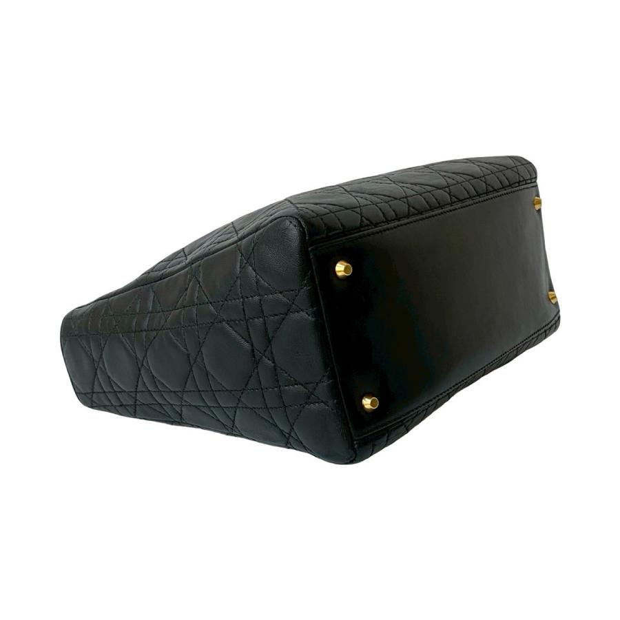 極 美品 Christian Dior ディオール レディディオール カナージュ