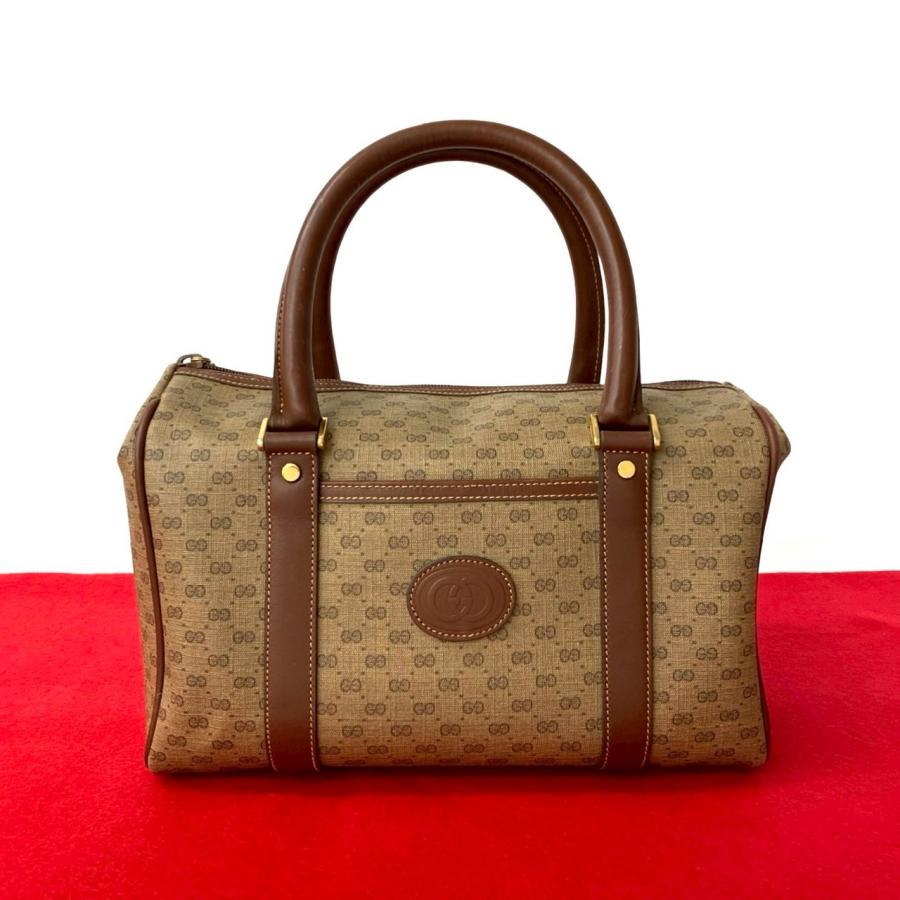 GUCCI 極 美品 グッチ オールドグッチ ヴィンテージ マイクロGG