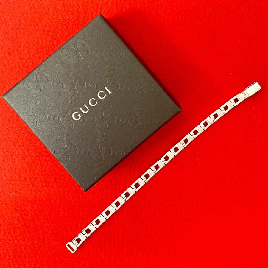 GUCCI Gバングル　925シルバー グッチ Gモチーフ バングル | 新品仕上げ - レディース 渋谷古着