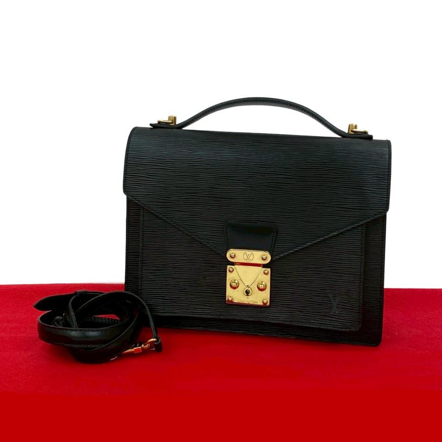 LOUIS VUITTON 極 美品 ルイヴィトン ヴィンテージ モンソー