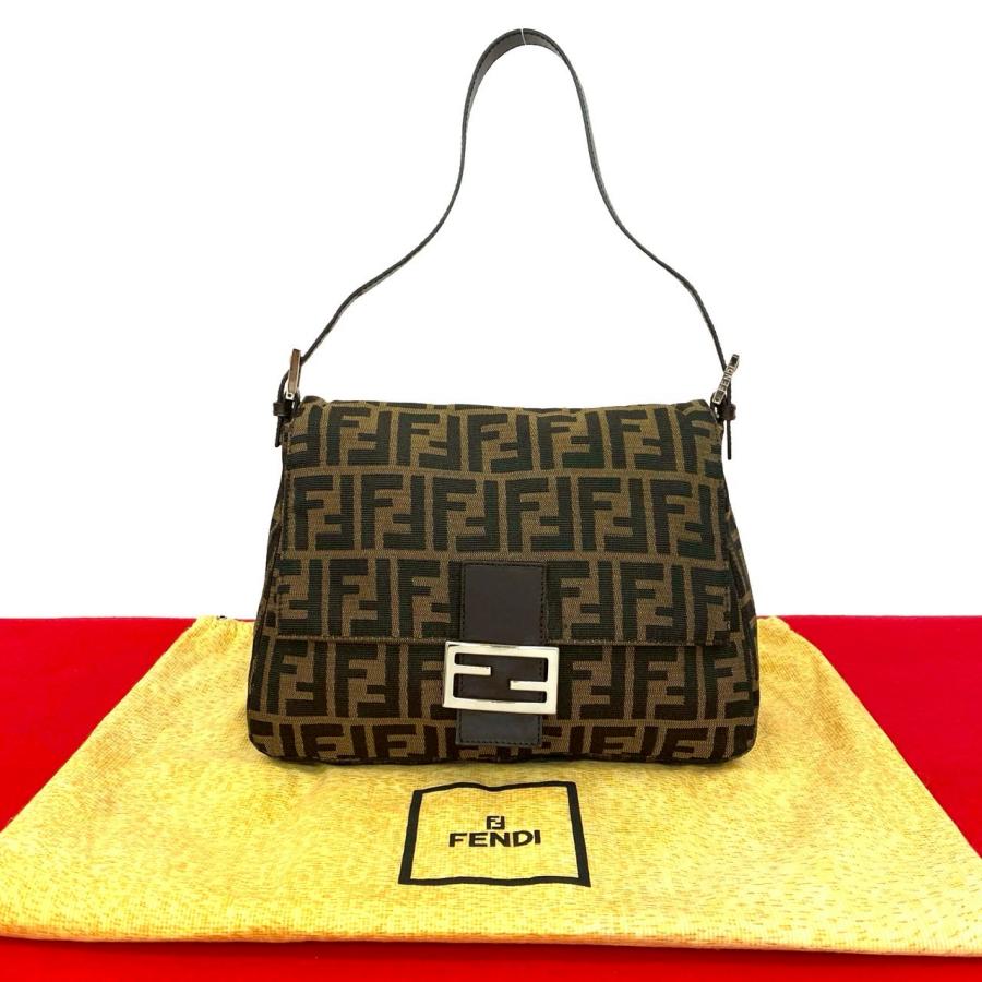 FENDI（フェンディ） 極 美品 袋付 マンマバケット ズッカ FF 柄