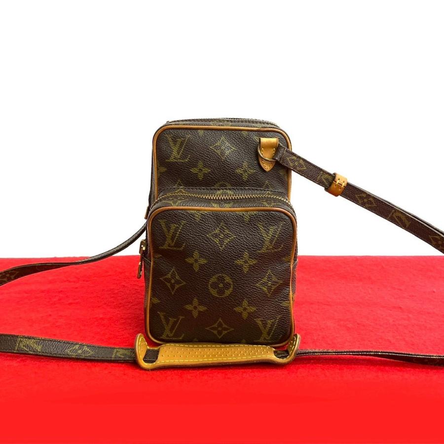 Louis Vuitton ショルダーバッグ ブラウン アマゾン 中古・古着通販】LOUIS VUITTON (ルイ ヴィトン) アマゾン ショルダー