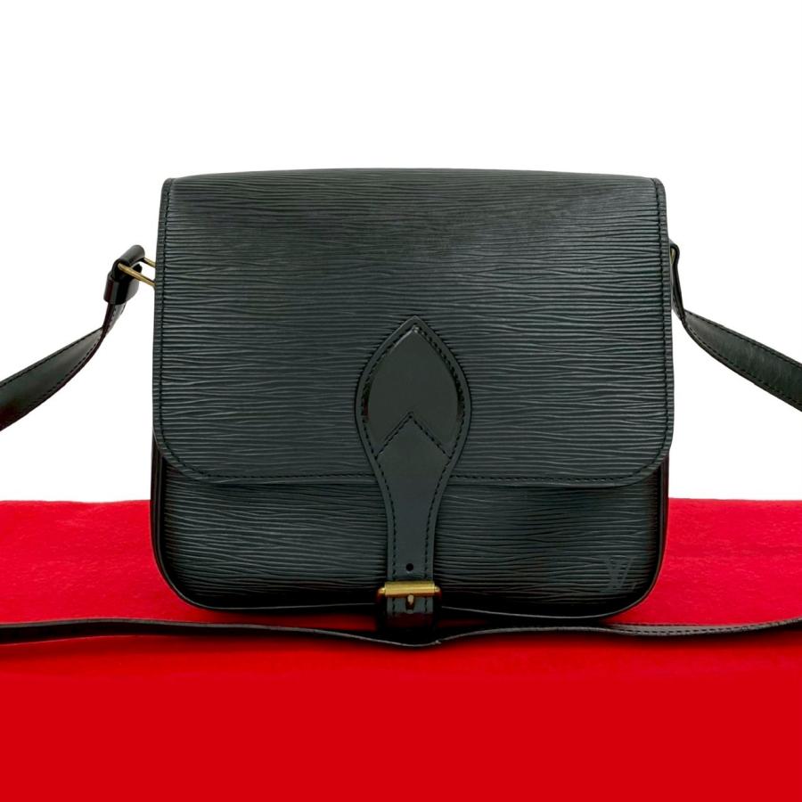 LOUIS VUITTONルイヴィトンショルダーバッグサンクルーエピブラック黒