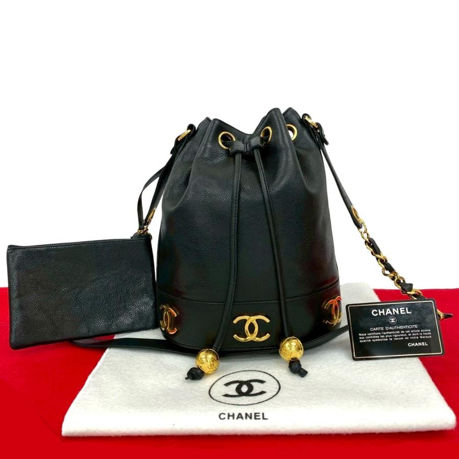 CHANEL 極 美品 袋付 カード シール有 2番台 シャネル トリプルココ 