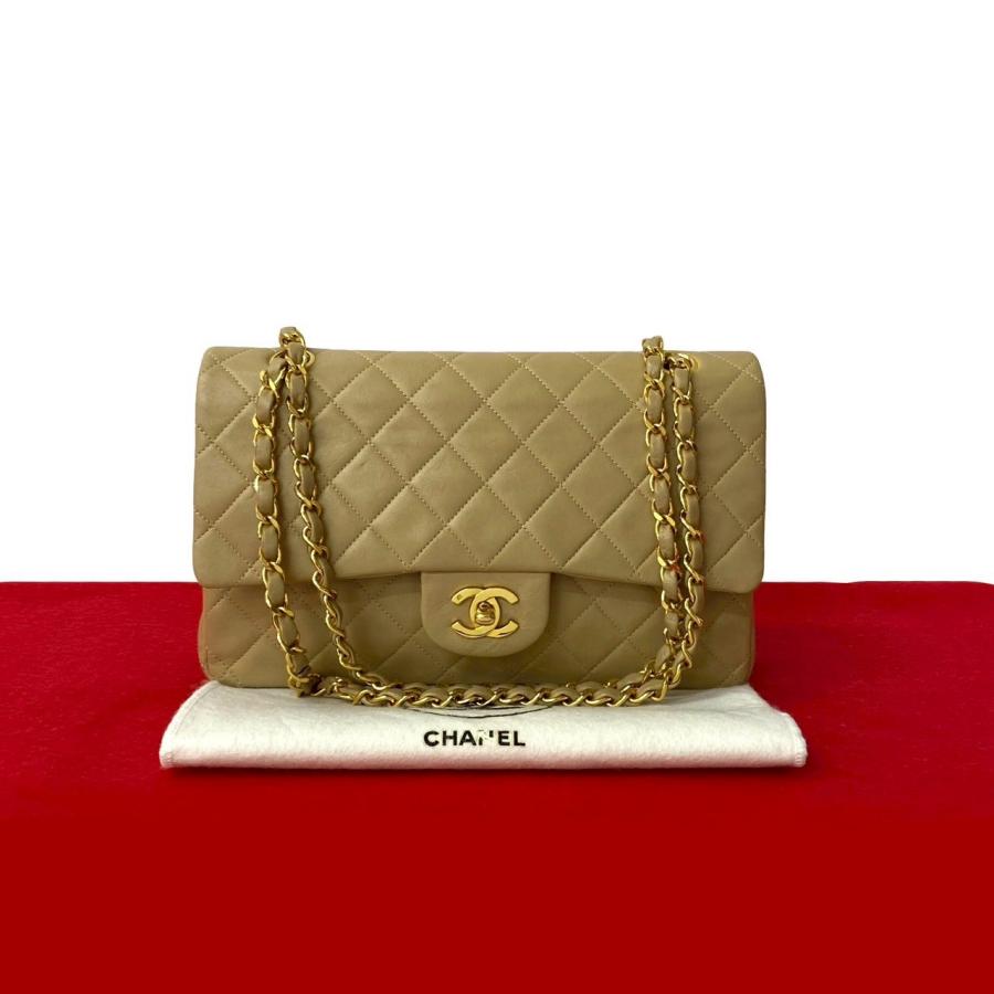 CHANEL 極 美品 袋付 シール有 1番台 シャネル マトラッセ ココマーク 