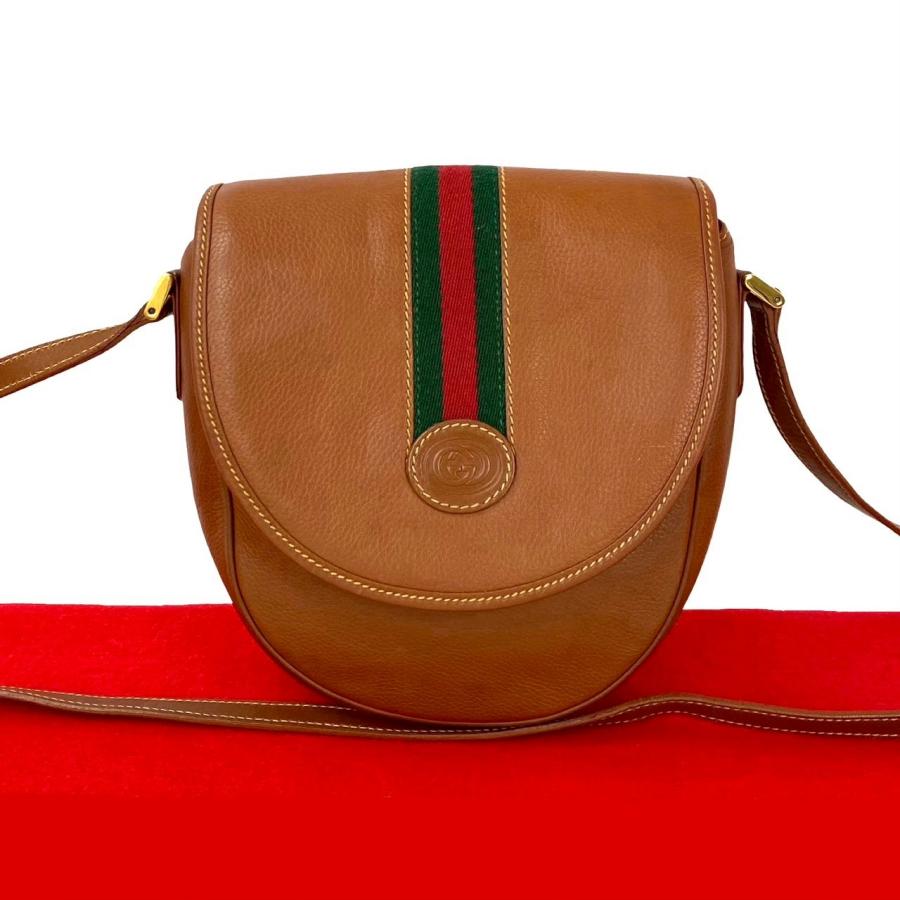 GUCCI 極 美品 グッチ オールドグッチ シェリーライン GG ロゴ 柄