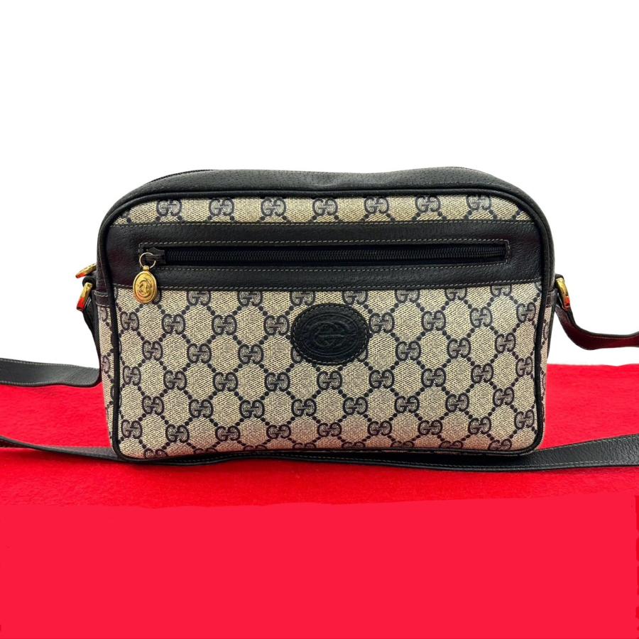 GUCCI（グッチ） 極 美品 希少品 オールドグッチ GG ロゴ 柄 金具