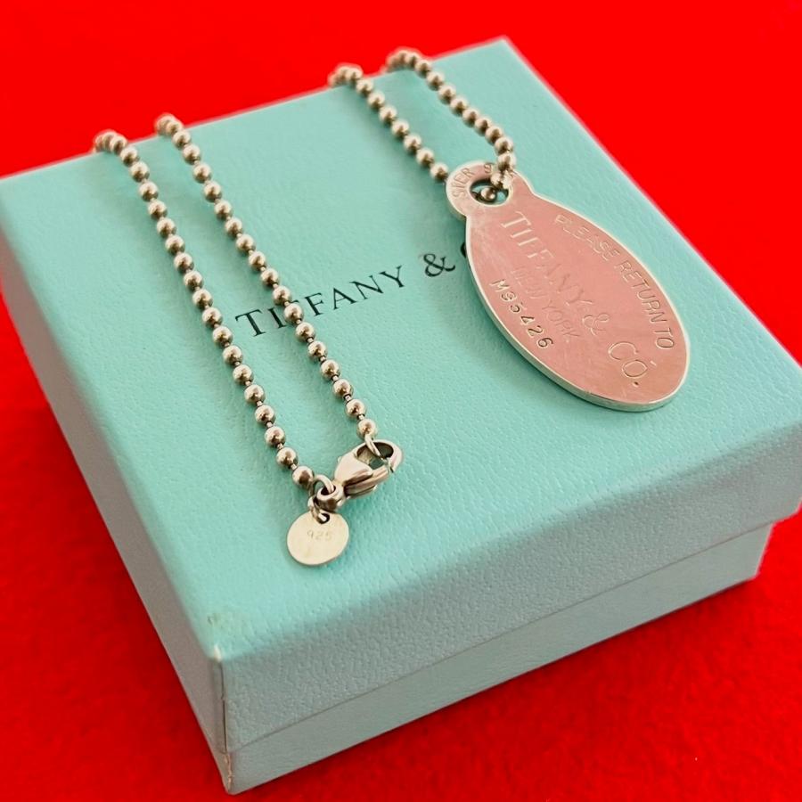 TIFFANY&Co.（ティファニー） 極 美品 リターントゥ オーバル ロゴ