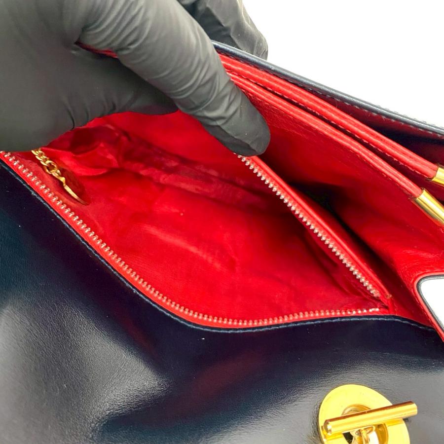 CELINE（セリーヌ） 極 美品 ヴィンテージ サークル ロゴ 馬車 金具