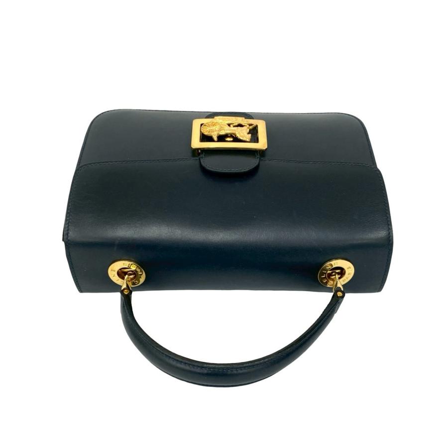 CELINE（セリーヌ） 極 美品 ヴィンテージ サークル ロゴ 馬車 金具