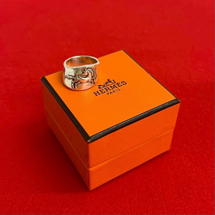 HERMES（エルメス） 極 美品 希少品 ギャロップ リング シルバー925
