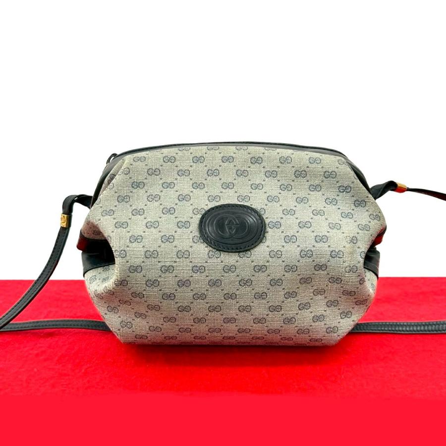 GUCCI（グッチ） 極 美品 希少品 オールドグッチ マイクロGG ロゴ 柄