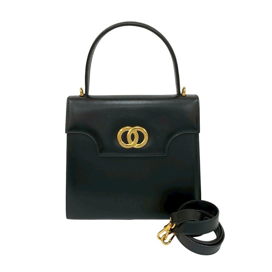 CELINE（セリーヌ） 極 美品 袋付き ヴィンテージ サークル ロゴ 金具