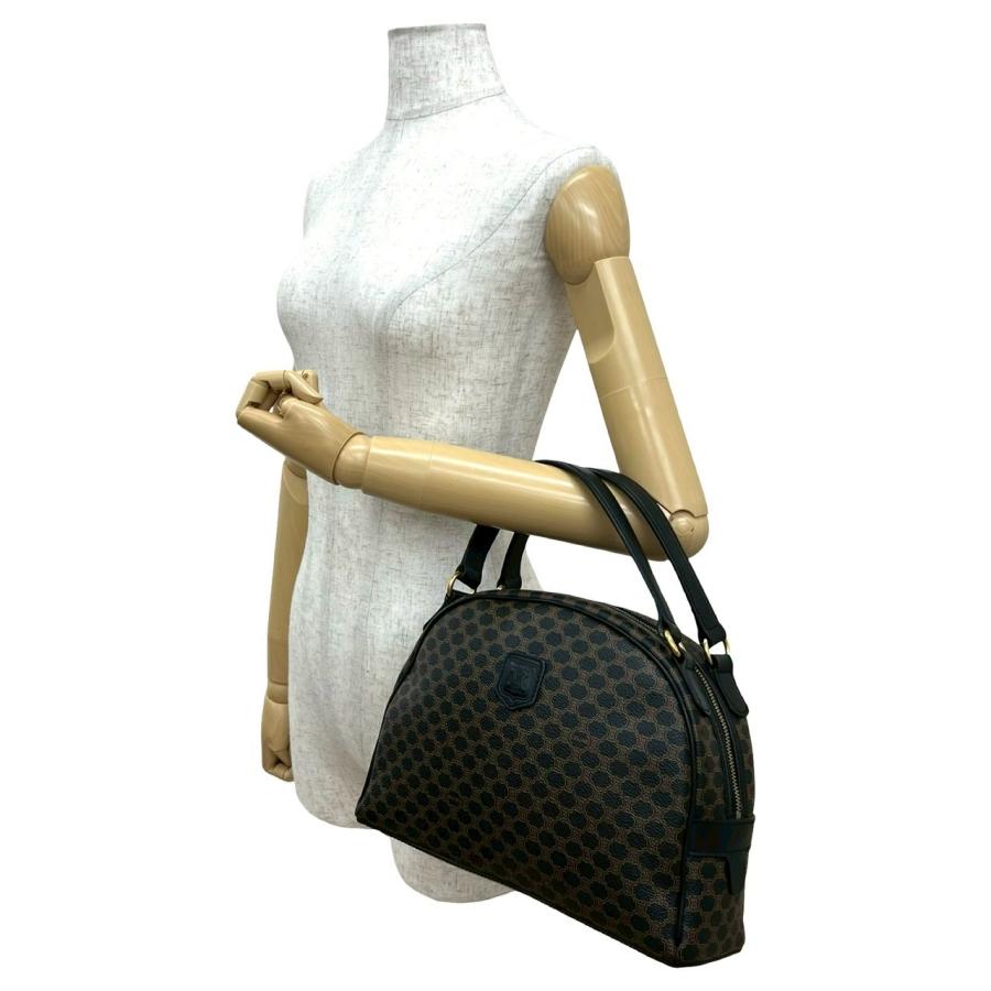 CELINE（セリーヌ） 極 美品 ヴィンテージ マカダム ブラゾン ロゴ 柄
