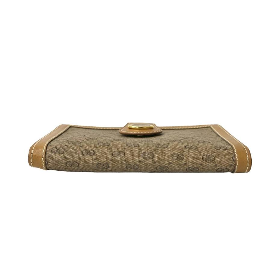GUCCI（グッチ） 極 美品 オールドグッチ マイクロGG ロゴ 柄 レザー