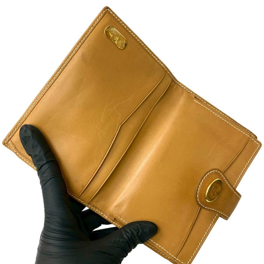 GUCCI（グッチ） 極 美品 オールドグッチ マイクロGG ロゴ 柄 レザー